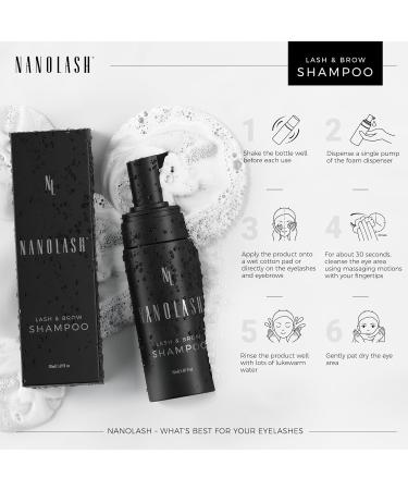Shop Lash & Brow Shampoo 50 ml - Best Cleansing Foam for Eyelash Extensions & Eyebrow Care | International Shipping Available - Buy Online on GoSupps.com