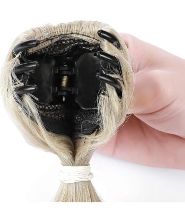Lantern Bubble Fishtail Braids Cute Ponytail Extensions Natural Fluffy Synthetic Jaw Claw Clip on Pony Tail Hairpiece Fake Hair Extension 18 inch Ash Blonde mix Bleach Blonde - Buy Online on GoSupps.com