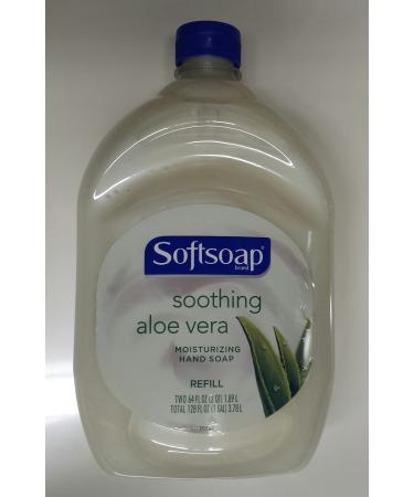 Softsoap Liquid Hand Soap Aloe Vera Moisturizing 64-Ounce Refill Bottle