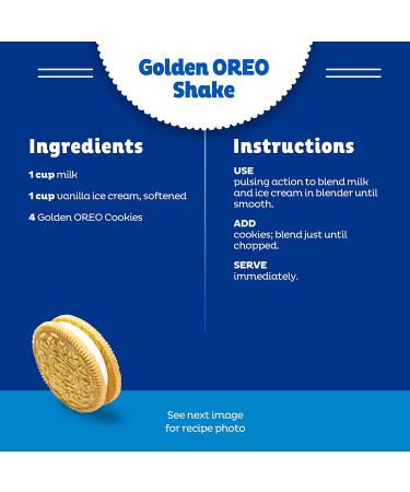 OREO Golden Sandwich Cookies Family Size 19.1 oz - Pack of 12 - Buy Online on GoSupps.com