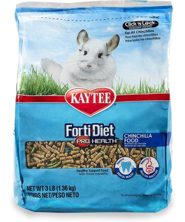 Kaytee Forti-Diet Pro Health Chinchilla Food 3lb - Premium Nutrition for Happy Chinchillas - Buy Online on GoSupps.com