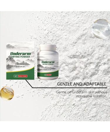  Generisch Antiperspirant powder 50g absorbs perspiration for underarms against sweating in hot weather suitable for women men travel business conferences - Buy Online on GoSupps.com