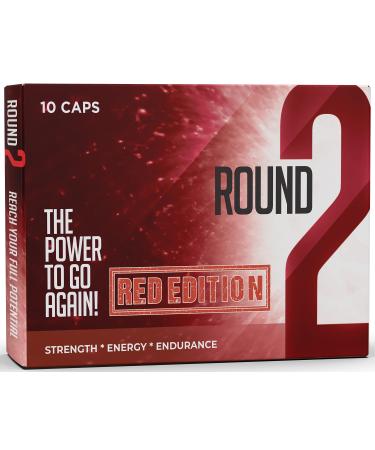Round 2 (RED Edition) Energy Supplement, Strength & Confidence (10 Caps)