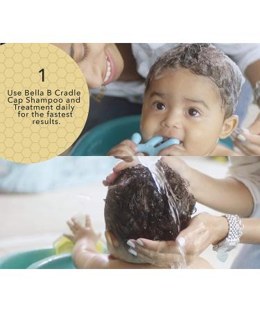 BELLA B Cradle Cap Shampoo & Scalp Treatment - Gentle Baby Shampoo for Cradle Cap - Kid-Friendly Dry Scalp Treatment - Buy Online on GoSupps.com