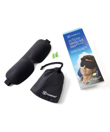 Travelrest Tranquility Sleep Mask with Ear Plugs & Carry Pouch for Home or Travel 1