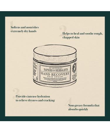 Napiers Hand Recovery Cream for Very Dry Hands - Nourishing and Moisturizing Formula - 100ML - Buy Online on GoSupps.com