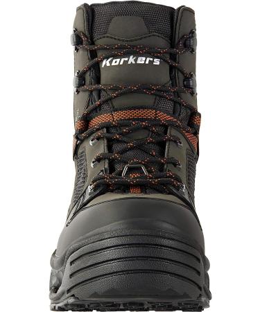 Korkers Men's FB5210 Water Shoes - Size 10, Brown Olive/Rust - Buy Online on GoSupps.com
