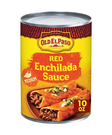 Old El Paso Medium Red Enchilada Sauce, 1 ct., 10 oz. (Pack of 12) Medium Spice