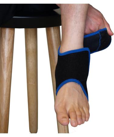 Protexx Ankle Sport Support Brace - Black | Premium Comfort & Stability for Athletes | International Shipping Available - Buy Online on GoSupps.com