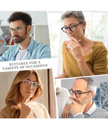 Stylish Blue Light Blocking Reading Glasses for Men & Women - Tortoiseshell Round Frame 2.5 - Buy Online on GoSupps.com