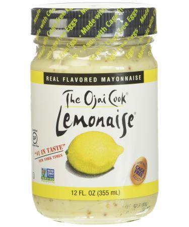 Ojai Cook, Lemonaise Zesty Citrus Mayo, 12 oz Lemon 12 Fl Oz (Pack of 1)