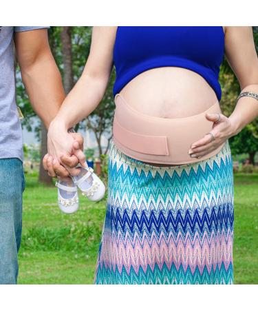 Healifty Maternity Belt - Pregnancy Back Support Belly Brace with Adjustable Shoulder Strap (Beige) - Buy Online on GoSupps.com