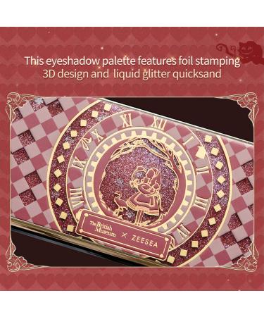 ZEESEA Alice In Wonderland Eyeshadow Palette - 12 Highly Pigmented Matte & Shimmer Colors - Velvety Soft Creamy Texture - All-Day Eye Makeup Shades - 03# Alice and Flamingo - Buy Online on GoSupps.com