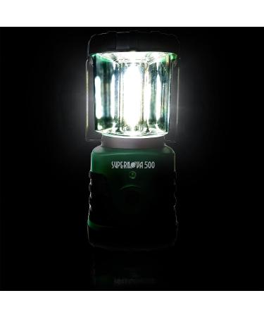 Supernova 500 Ultra Bright LED Lantern - Forest Green | 500 Lumens for Camping & Emergencies - Buy Online on GoSupps.com