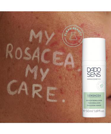 DADO SENS SENSACEA Facial Emulsion (50ml) + SOS Acute Cream Included in a Bag | Special Anti-Redness Care for Rosacea and Rosacea | Relieves Heat Feelings Redness - Buy Online on GoSupps.com