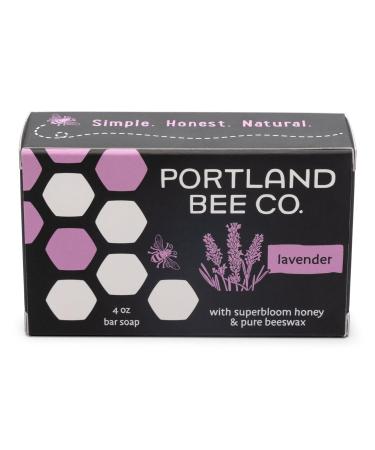 Portland Bee Co. All Natural Lavender Beeswax & Super Bloom Honey Bar Soap - Moisturizing & Eco-Friendly - Buy Online on GoSupps.com