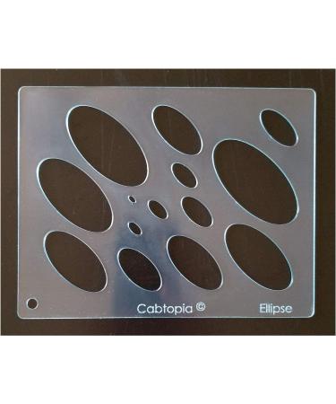 Cabtopia Ellipse Lapidary Jewelry Design Template Stencil - Buy Online on GoSupps.com