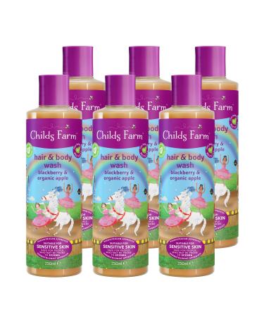 Childs Farm - Soin cheveux et corps - M re et extrait de pomme bio 250 ml Pack of 6 1.5 l (Lot de 1)
