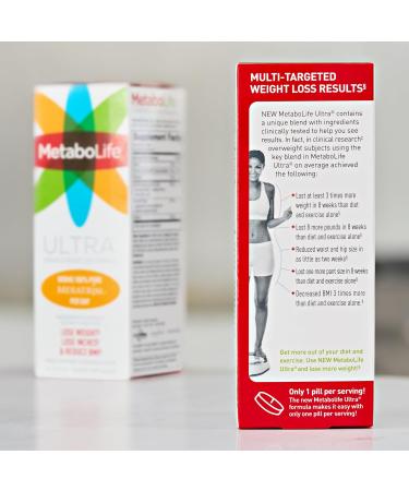 MetaboLife Ultra Dietary Supplement 800mg 45 Caplets - Hunger Control for Women & Men (2 Pack) - Buy Online on GoSupps.com