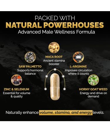 Semapro Extreme Volumizer & Energy Formula - Natural Endurance, Stamina & Strength - 60 Veggie Caps - Buy Online on GoSupps.com