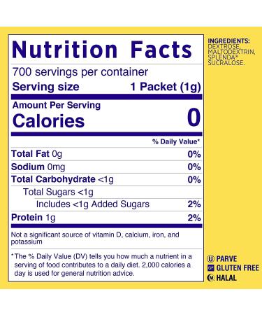 SPLENDA No Calorie Sweetener Packets - 700 Single-Serve Packets - Buy Online on GoSupps.com