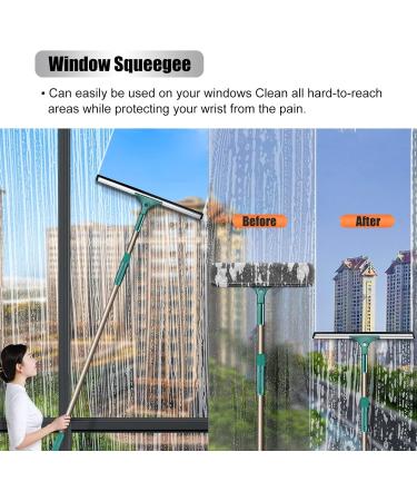 Rubber Floor Squeegee for Shower Glass Doors/Windshield/Window Floor Scraping Sweeper for Bathroom/Kitchen/Tile Cleaning (Size : 40cm/15.75 in Wide) () - Buy Online on GoSupps.com