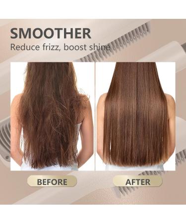 Hair Straightener Brush - 2 in 1 Anti-Scald Comb | Fast Heating Ceramic Flat Iron for Smoothing & Styling Women s Hair - Buy Online on GoSupps.com