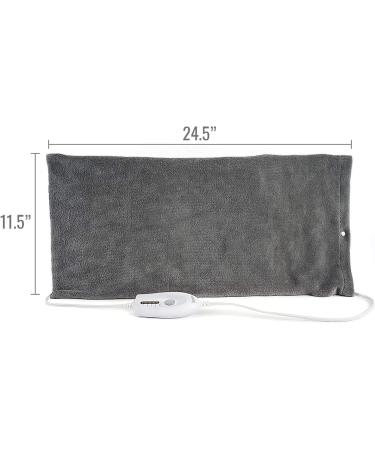 DMI Electric Heating Pad for Back Pain Relief - FSA & HSA Eligible - Large 24.5 x 11 - Ideal for Muscle Aches, Arthritis, and Sore Joints - Buy Online on GoSupps.com