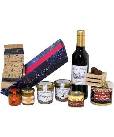 GOURMET PARCEL Josephine Gift Box Gourmet Basket Ideal for Mother's Day Father's Day Birthday Christmas Retirement Gift - Buy Online on GoSupps.com