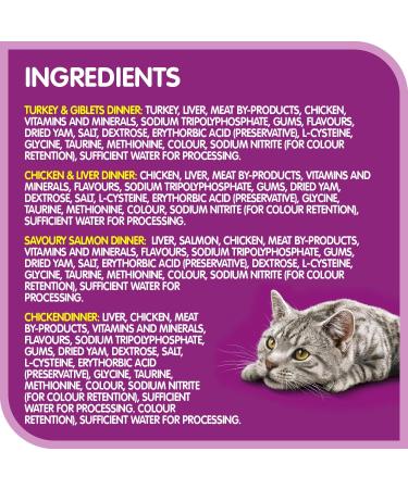 WHISKAS Salmon and Poultry Selections Adult Wet Cat Food Pat 100g (24 Pack) Cat Food Salmon & Poultry Selections 100 g (Pack of 24) - Buy Online on GoSupps.com