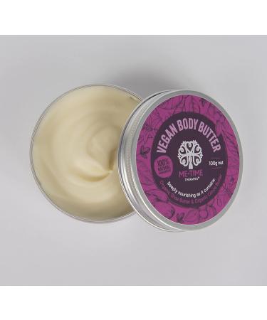 Me-Time Natural Vegan Body Butter (100g) Whipped Shea & Cocoa Butter with Citrus Aromatherapy Oils Ideal Vegan Skincare Gift for Women Nut-Free Coconut-Free Cruelty-Free Moisturiser - Buy Online on GoSupps.com