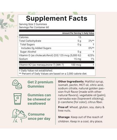 Micro Ingredients Vitamin D3 K2 Gummies & Oil of Oregano Softgels | Bundle | Sugar-Free Golden Passion Fruit Flavor | 5 000 IU D3 + 100 mcg K2 MK-7 | 4X Strength Carvacrol & Thymoquinone - Buy Online on GoSupps.com