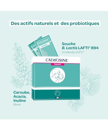 Calmosine - Microbiotique Transit - Compl ment alimentaire b b - Am liore le transit intestinal - 20 sachets - D s 6 mois - Fabriqu en France - Buy Online on GoSupps.com