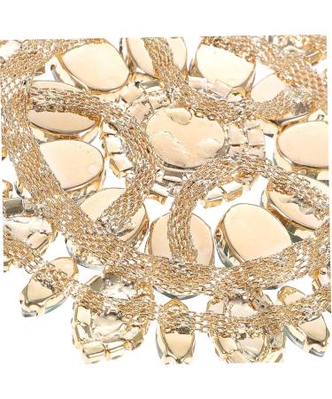 EXCEART Diy Rhinestone Decor Banner for Coat Clothing Garment Patches Accessories Bottom Hat Creative Red 1X10.8X10.8CM - Buy Online on GoSupps.com