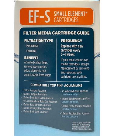 Top Fin EF-S Element Aquarium Filter Cartridges 12-Pack | Best Quality Filters - Buy Online on GoSupps.com