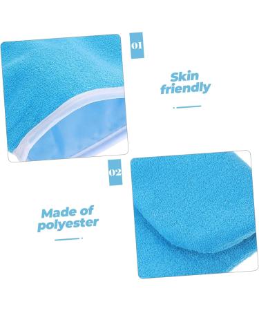 MERRYHAPY 1 Pair Waxed Cotton Footmuffs Paraffin Wax Spa Foot Covers Foot Spa Wrapping Cover Wax Bath Foot Liners Wax Booties Hydrating Foot Mask Foot Spa Booties Polyester 26.50X19.00X1.00CM Blue - Buy Online on GoSupps.com