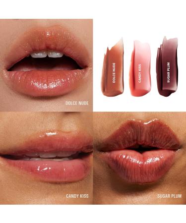 Nudestix Hydrating Peptide Lip Butter Tint Set 3-Piece Glossy Lip Balm Kit with Avocado Shea Butter & Peptides | Plumping Moisturizing Nude Lip Tints | Clean Vegan & Cruelty-Free - Buy Online on GoSupps.com