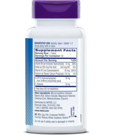 Natrol Mood Positive 5-HTP - 50 Tablets - Buy Online on GoSupps.com