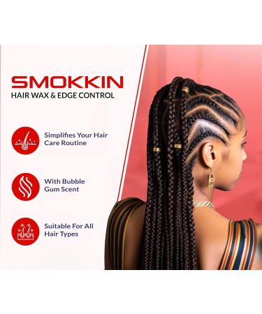 Professional 4 in 1 Multi-Purpose Hair Wax for 4C & Natural Hair - Ideal for Braids Edges Twists Locs | Gummy Bear 5.09 Fl oz - International Shipping Available - Buy Online on GoSupps.com