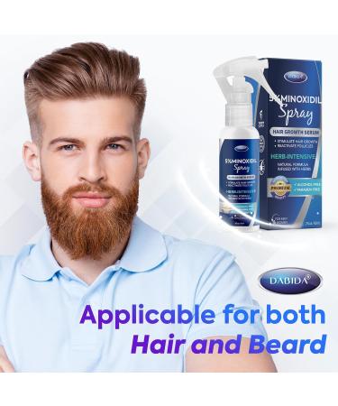 5% Minoxidil Hair Regrowth Treatment for Men & Women - 60ml Spray for Hair & Beard Growth - Buy Online on GoSupps.com