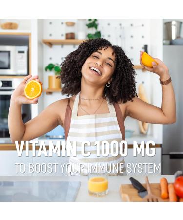 LEANFIT Vitamin C 1000mg 90 Tablets - To Fight a Cold Take This - Supports Immune Health & Provides Antioxidant Protection - Vegan Sugar-Free Non-GMO Gluten-Free - Buy Online on GoSupps.com
