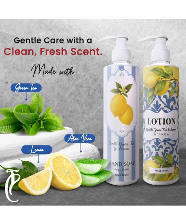 Hand Soap Set Memphis City Map Design | Fresh Green Tea & Lemon Scent | 4 Pack 16 oz Pump Bottles | Travel-Inspired City Map Bathroom Decor & Souvenir Gift | Paraben-Free Made in USA - Buy Online on GoSupps.com