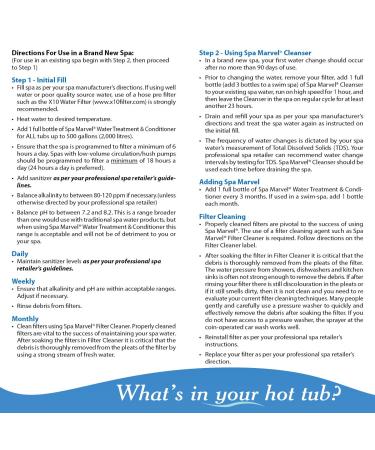 Spa Marvel Water Treatment & Conditioner 16 fl oz - Natural Spa Care Solution - Buy Online on GoSupps.com