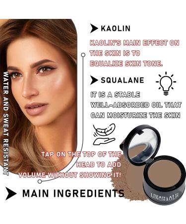 Instant Hairline Powder for Men & Women - Root Touch Up & Gray Hair Coverage in Dark Brown Light Brown & Black - Buy Online on GoSupps.com