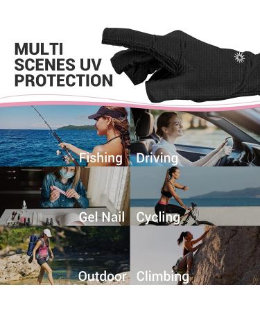 AIRSEE Anti UV Gloves - UPF50+ UV Protection for Manicures and Nail Art - Buy Online on GoSupps.com