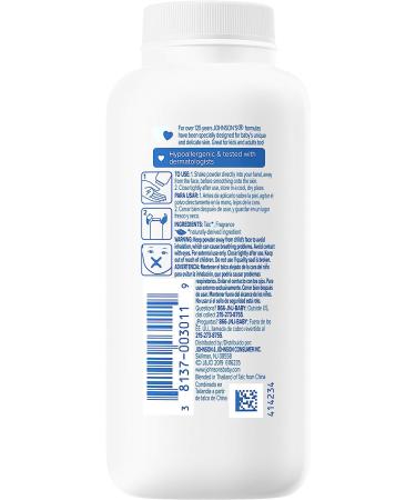 Johnson's Hypoallergenic Baby Powder for Delicate Skin - 4 oz, Paraben-Free, Phthalate-Free, Dye-Free - Buy Online on GoSupps.com