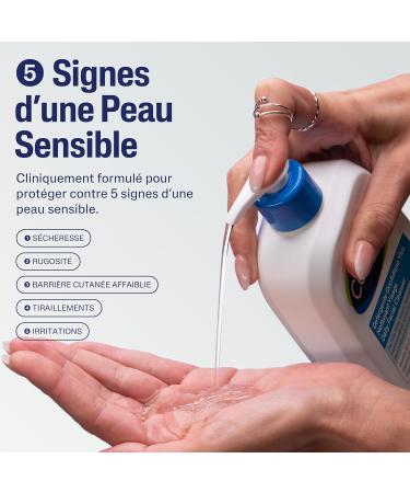 Cetaphil Gel nettoyant visage 237ml pour peaux sensibles mixtes grasses nettoyant visage femme et homme base de Niacinamide Panth nol et glyc rine - Buy Online on GoSupps.com