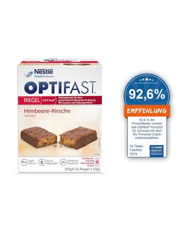 Buy Optifast Raspberry Cherry Bars - Delicious Weight Loss & Meal Replacement | International Shipping Available - Buy Online on GoSupps.com