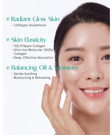 Glutathione Collagen Ampoule Mist | Rejuvenating Facial Serum Spray for Hydration & Collagen Boost | 2.7 fl. oz | All Skin Types - Buy Online on GoSupps.com