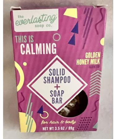Solid Shampoo Bar - SLS Free Cruelty Free Sustainable 8oz/226g (Golden Honey Milk)